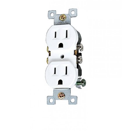 AMERICAN IMAGINATIONS 8.63 in. x 12.13 in. x 1.88 in. Electrical Receptacle  in White AI-35016